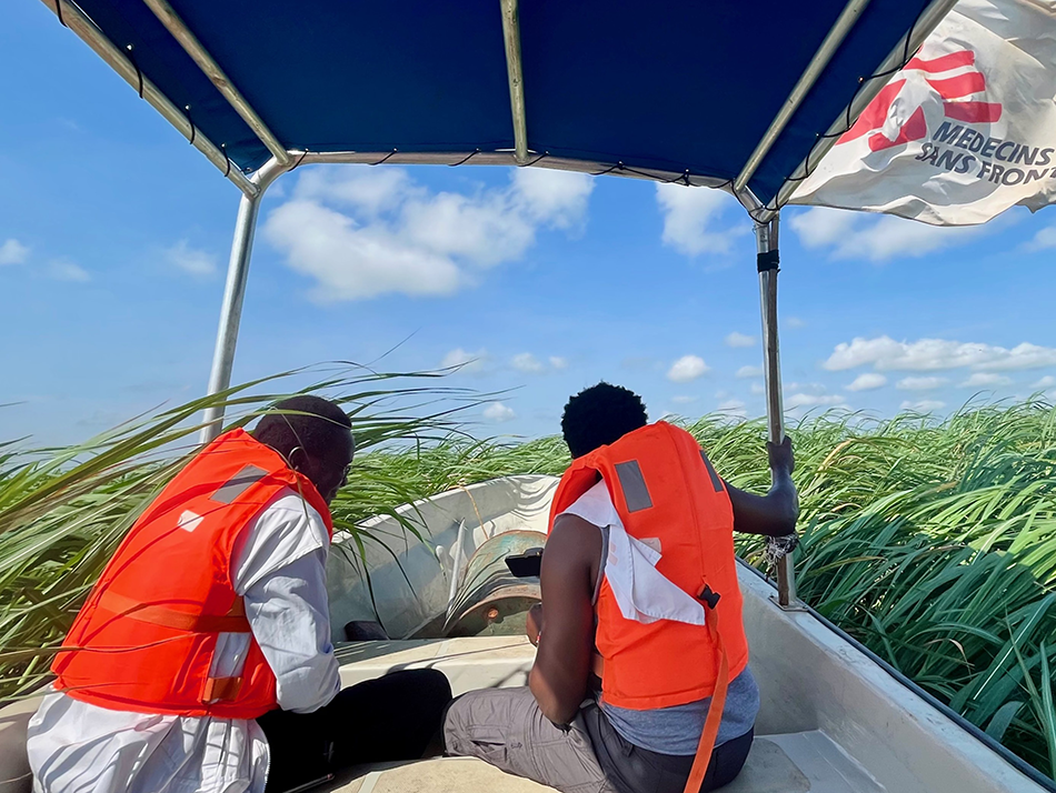 南スーダンの恨んで活動するMSFのチーム